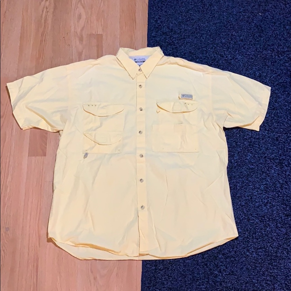 Columbia Yellow PFG Shirt